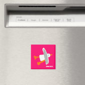 Aimant Fridge Art : Mouette (In Situ (Lave-vaisselle))