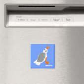 Aimant Fridge Art : Mouette (In Situ (Lave-vaisselle))
