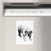 Aimant Fridge Cheer Bulldog (In Situ (Lave-vaisselle))