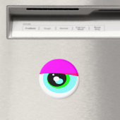 Aimant Fridge Monstre DroopyEye2 (aimant) (In Situ (Lave-vaisselle))