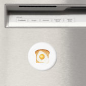 Aimant Fried egg on toast (In Situ (Lave-vaisselle))