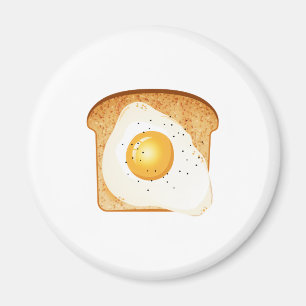 Aimant Fried egg on toast