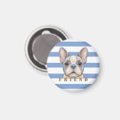 Aimant Friend Bulldog (Recto/Verso)