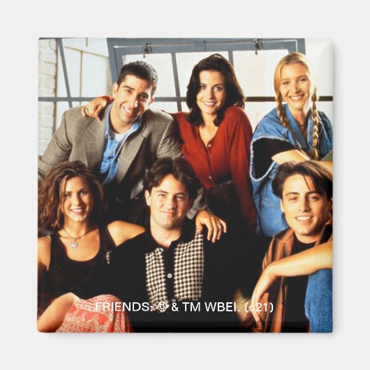 Aimant FRIENDS™ | Casting assis dans l'appartement de Mon (Devant)