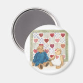 Aimant Friends Forever a illustré les Nounours (Recto/Verso)