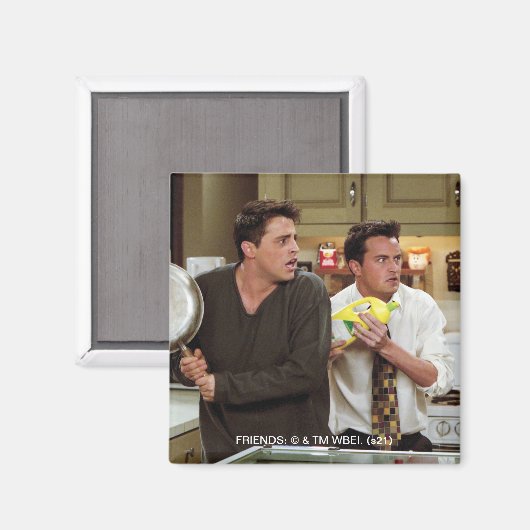 Aimant FRIENDS™ | Joey & Chandler Scared (Recto/Verso)