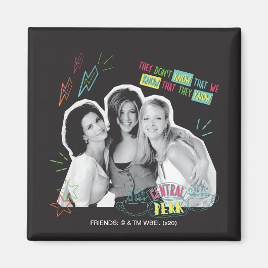 Aimant FRIENDS™ | Monica, Rachel et Phoebe (Devant)