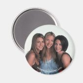 Aimant FRIENDS™ | Rachel, Phoebe et Monica (Recto/Verso)