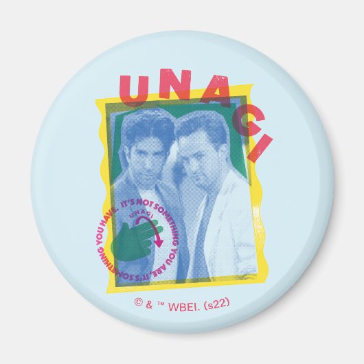 Aimant FRIENDS™ | Ross & Chandler - Unagi (Devant)