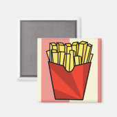 Aimant Fries françaises (Recto/Verso)