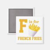 Aimant Fries françaises (Recto/Verso)