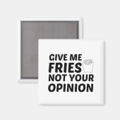 AIMANT FRIES PAS VOTRE OPINION (Recto/Verso)