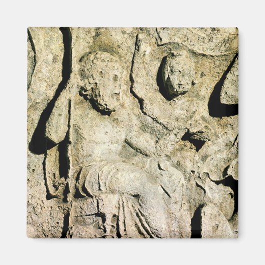 Aimant Frieze représentant le roi Priam et Hecuba (Devant)
