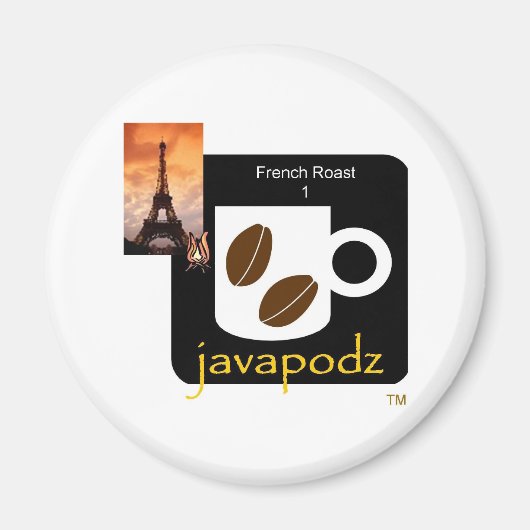 Aimant Frig JavaPodz - Rôti Français (Devant)