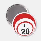 Aimant frigo à bille I20 (Recto/Verso)