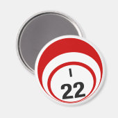 Aimant frigo à bille I22 (Recto/Verso)