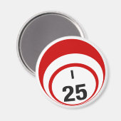 Aimant frigo à bille I25 (Recto/Verso)