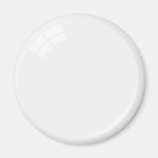 Aimant frigo à billiard blanc (Devant)
