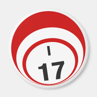 Aimant frigo à boules de bingo I17