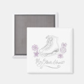 Aimant frigo à patinage artistique (Recto/Verso)