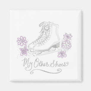 Aimant frigo à patinage artistique