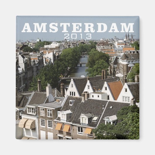 Aimant frigo Amsterdam Pays-Bas Travel (Devant)