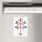 Aimant frigo avec agrafage à fioriture (In Situ (Lave-vaisselle))