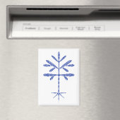 Aimant frigo avec agrafage bleu (In Situ (Lave-vaisselle))