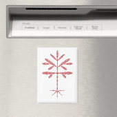 Aimant frigo avec agrafage rouge (In Situ (Lave-vaisselle))