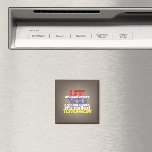 Aimant frigo avec citations inspirantes (In Situ (Lave-vaisselle))