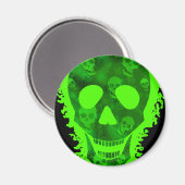 Aimant frigo Big Skull (gros plan) (Recto/Verso)
