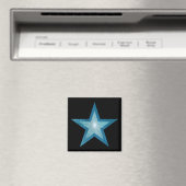 Aimant frigo Blue Star carré noir (In Situ (Lave-vaisselle))
