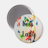 Aimant frigo Boss Lady (Recto/Verso)