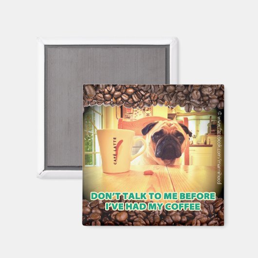 Aimant frigo café (Recto/Verso)