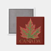 Aimant frigo Canada Souvenir Canada conserve (Recto/Verso)