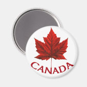 Aimant frigo Canada Souvenir Canada Feuille d'érab (Recto/Verso)