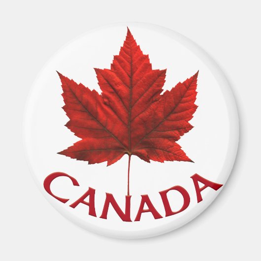 Aimant frigo Canada Souvenir Canada Feuille d'érab (Devant)