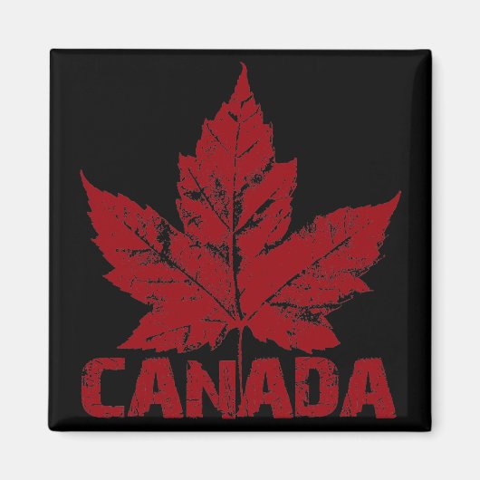 Aimant frigo Canada Souvenir Canada Feuille d'érab (Devant)