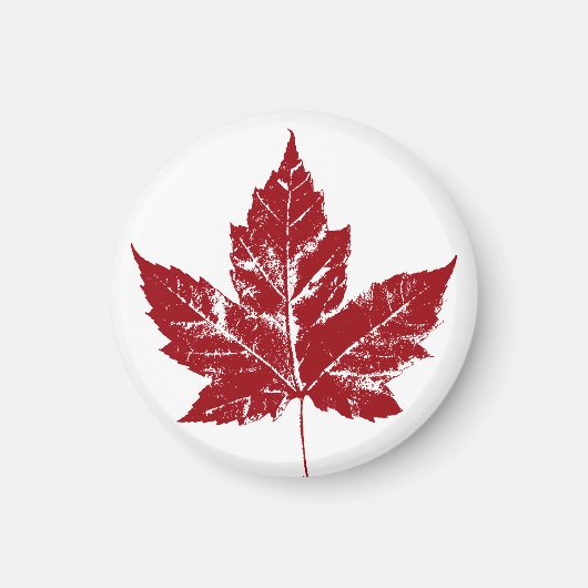 Aimant frigo Canada Souvenir Canada Feuille d'érab (Devant)