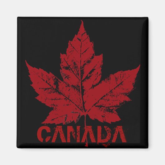 Aimant frigo Canada Souvenir Canada Feuille d'érab (Devant)