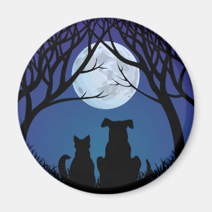 Aimant frigo chat et chien Meilleur Amis Aimant pe