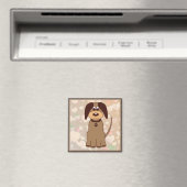 Aimant frigo chien Brown (In Situ (Lave-vaisselle))