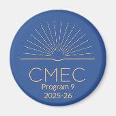 Aimant frigo CMEC - Programme 9 (Devant)