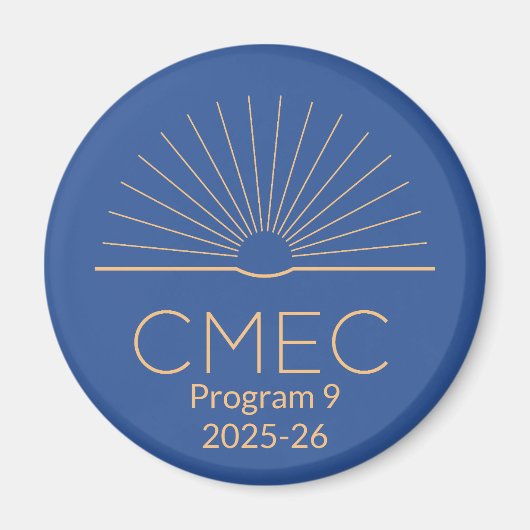 Aimant frigo CMEC - Programme 9 (Devant)