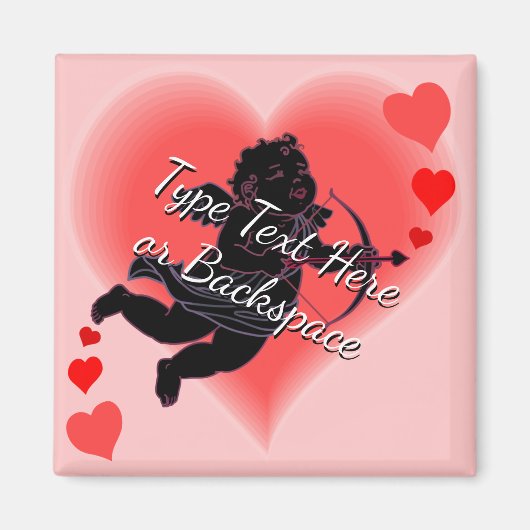 Aimant frigo Cupid Magnet de Saint Valentin (Devant)