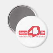 aimant frigo dance4life (Recto/Verso)