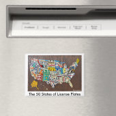 Aimant frigo de carte de plaque de licence (In Situ (Lave-vaisselle))