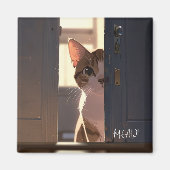 Aimant frigo de chat (Devant)