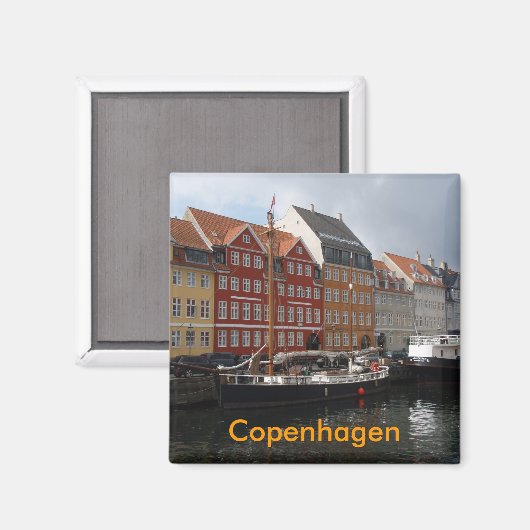 aimant frigo de Copenhague (Recto/Verso)