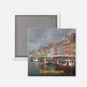 aimant frigo de Copenhague (Recto/Verso)